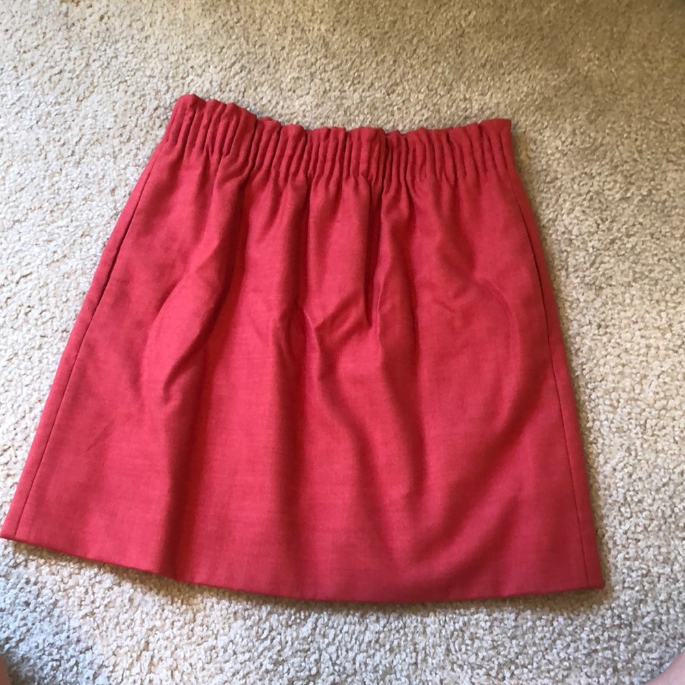 Salmon j crew skirt, very gently worn.